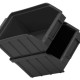 Caixaplast Gaveteiro P/Prateleira Preto 06 - Kit C/36 Pc Caixaplast Gaveteiro P/Prateleira Preto 06 - Kit C/36 Pc