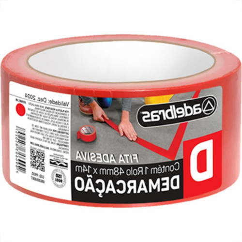 Adelbras Fita Demarcao Solo Adel.48Mmx14Mt-Vrm Adelbras Fita Demarcao Solo Adel.48Mmx14Mt-Vrm
