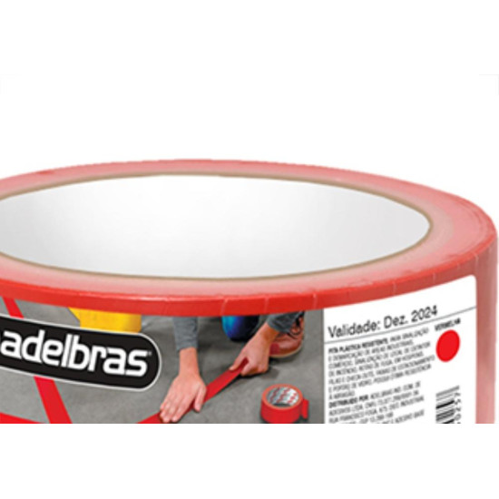 Adelbras Fita Demarcao Solo Adel.48Mmx14Mt-Vrm Adelbras Fita Demarcao Solo Adel.48Mmx14Mt-Vrm