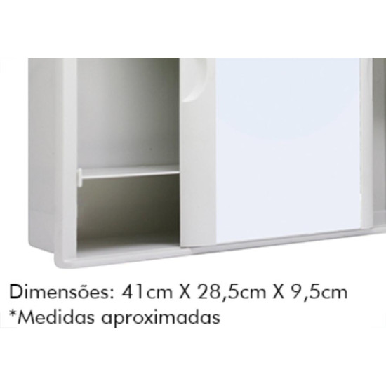 Astra Armario Banheiro Plas. Brnco.28X41 A21
