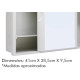 Astra Armario Banheiro Plas. Brnco.28X41 A21