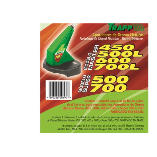 Trapp Fio P/Aparad.Trap 450/500L/600-6M