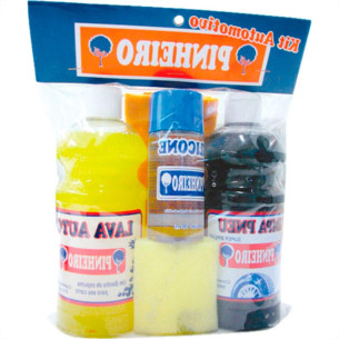 Pinheiro Kit Automot(Shamp/Pneu/Sil/Fla/Esp)