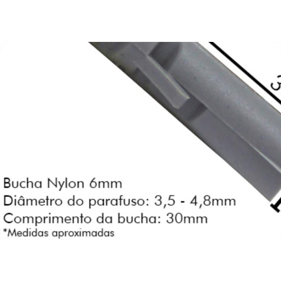 Sforplast Bucha Nylon 06 C/500 Sforplast Bucha Nylon 06 C/500