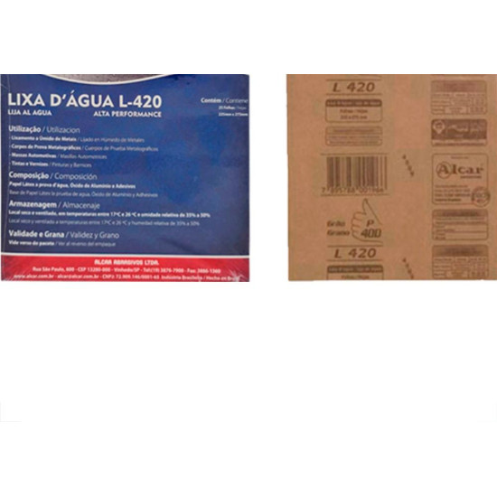 Alcar Lixa D'Agua 150 C/25 (L420) Alcar Lixa D'Agua 150 C/25 (L420)