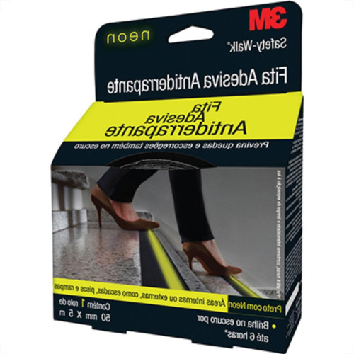 3M Fita Antiderrapante Int.5Mt - Pto/Neon 3M Fita Antiderrapante Int.5Mt - Pto/Neon