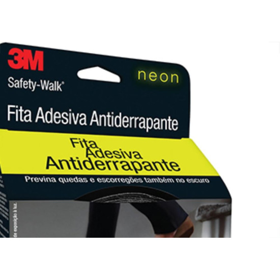 3M Fita Antiderrapante Int.5Mt - Pto/Neon 3M Fita Antiderrapante Int.5Mt - Pto/Neon