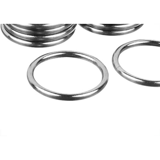 Sao Raphael Argola P/Sela C/Solda Sr 25Mm C/50 Sao Raphael Argola P/Sela C/Solda Sr 25Mm C/50