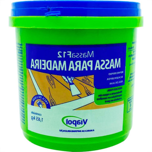 Viapol Massa F12 Madeira 1,65Kg Marfim