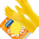 Mucambo Luva Forrada Amarela ,M - Kit C/10 Pr
