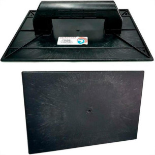 Giraldi Desempenadeira  Pvc Gir/Asb Lisa 16 Preta