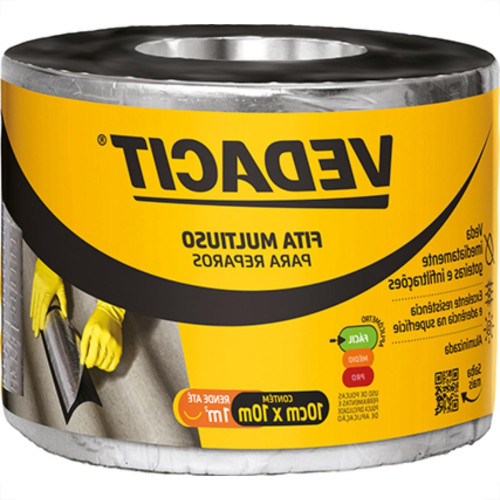Vedacit Fita Multiuso 10Cmx10Mt (30025973) Vedacit Fita Multiuso 10Cmx10Mt (30025973)