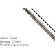 Irwin Broca Aco Rapido 2,5Mm - Kit C/10 Pc Irwin Broca Aco Rapido 2,5Mm - Kit C/10 Pc