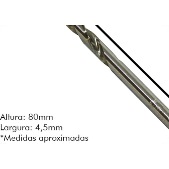 Irwin Broca Aco Rapido 4,5Mm - Kit C/10 Pc