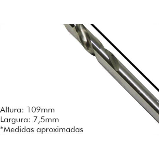 Irwin Broca Aco Rapido 7,5Mm - Kit C/5 Pc