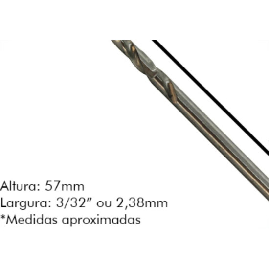 Irwin Broca Aco Rapido D 3/32 - Kit C/10 Pc