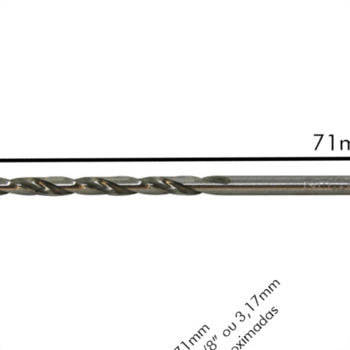 Irwin Broca Aco Rapido F 1/8 - Kit C/10 Pc