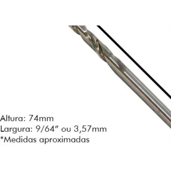 Irwin Broca Aco Rapido G 9/64 - Kit C/10 Pc