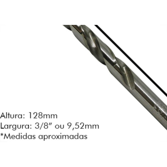 Irwin Broca Aco Rapido S 3/8 - Kit C/5 Pc