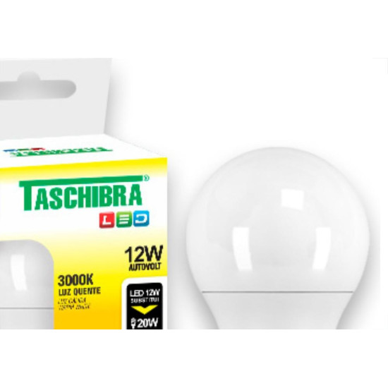 Taschibra Lamp Led Bulbo 12W 3,0K
