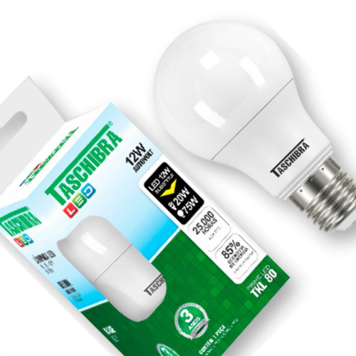 Taschibra Lamp Led Bulbo 12W 6,5K