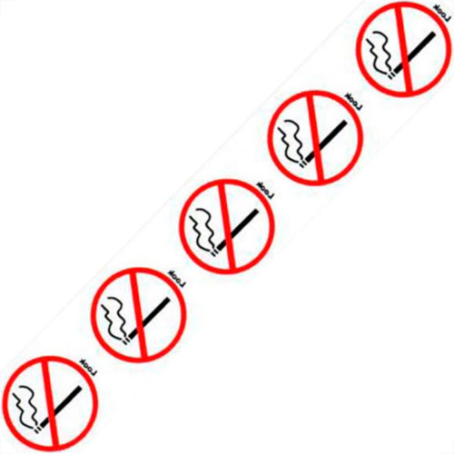 Look Placa Sinal 05X05 Proibido Fumar C5 Look Placa Sinal 05X05 Proibido Fumar C5