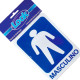 Look Placa Sinalizacao 15X20 Sanit.Masculino Look Placa Sinalizacao 15X20 Sanit.Masculino