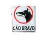 Look Placa Sinalizacao 20X30 Cao Bravo Look Placa Sinalizacao 20X30 Cao Bravo