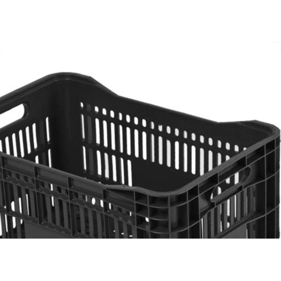 Caixaplast Caixa Plast.Perfurada Preta 55 X 36 - Kit C/3 Pc Caixaplast Caixa Plast.Perfurada Preta 55 X 36 - Kit C/3 Pc