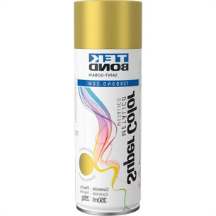 Tek Spray Metalico Dourado 350Ml