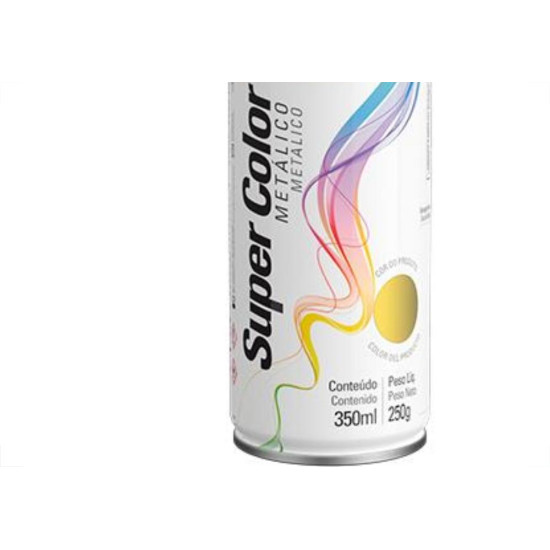 Tek Spray Metalico Dourado 350Ml