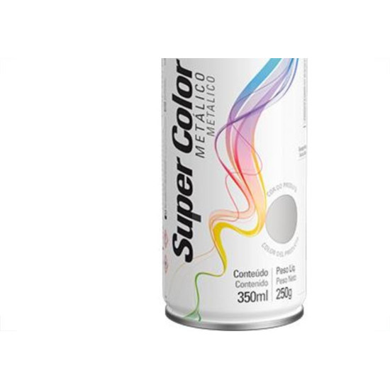 Tek Spray Metalico Prata 350Ml