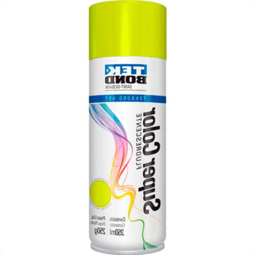 Tek Spray Fluoresc.Amarelo 350Ml