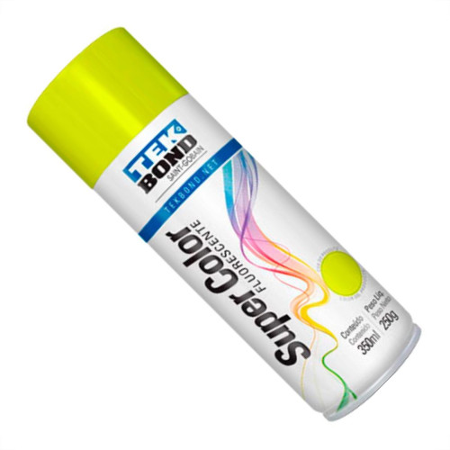 Tek Spray Fluoresc.Amarelo 350Ml