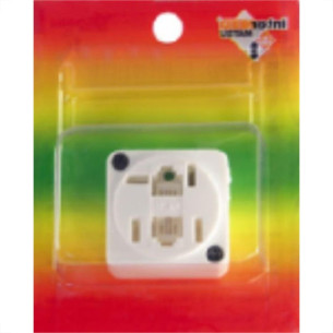 Interneed Tomada Teleb.Ext+2Adap.Rj11 Br Inte