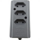 Interneed Tomada Barra 10A 3T.Cinza Interneed Tomada Barra 10A 3T.Cinza