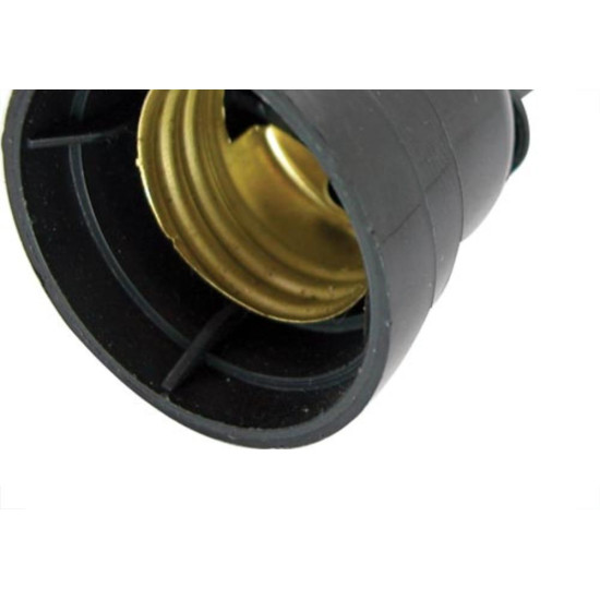 Cerge Soquete C/Rabicho Preto - Kit C/10 Pc