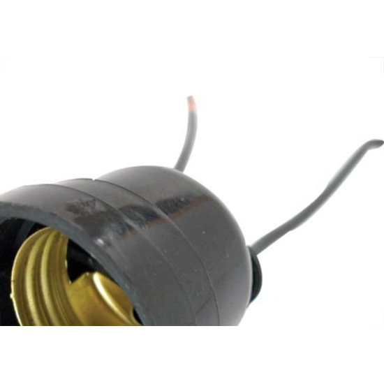 Cerge Soquete C/Rabicho Preto - Kit C/10 Pc
