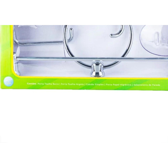 Fox Kit Aces.P/Wc Brasil Cromado 5Pc