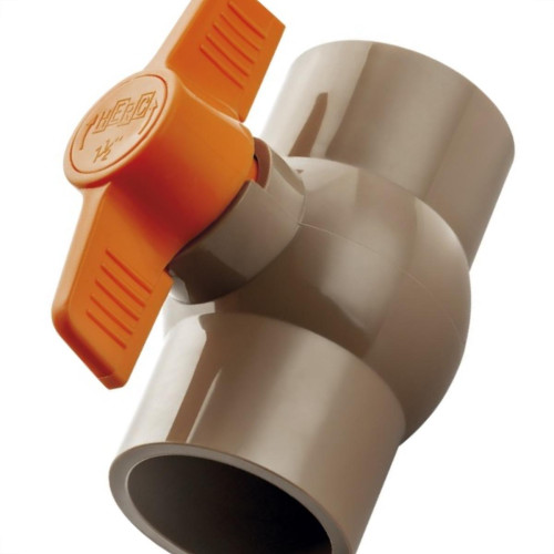 Herc Registro Esfera Pvc Cola 50Mm202 Herc Registro Esfera Pvc Cola 50Mm202