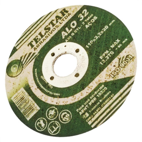Telstar Disco Corte Ferro 110 X 20 - Kit C/10 Pc