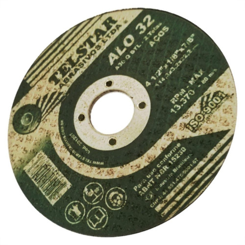 Telstar Disco Corte Ferro 41/2X7/8 - Kit C/10 Pc