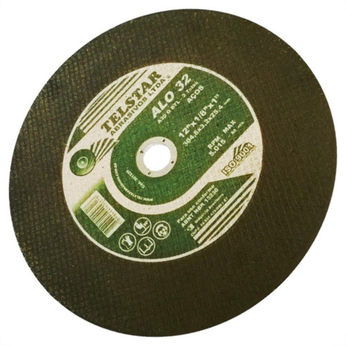 Telstar Disco Corte Ferro F 12X 1'' - Kit C/5 Pc