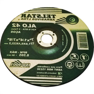 Telstar Disco Tels.Desbaste 7 X 7/8- Ao42 - Kit C/5 Pc