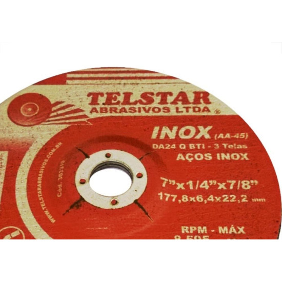 Telstar Disco Tels.Desb/Inox 7 X 7/8- A45