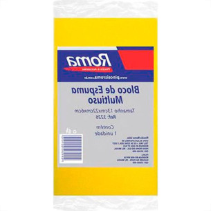 Pinceis Bloco De Espuma Roma Massa 13 X22