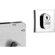 Stam Fechadura Pivot.Quad.Crom 1005 Stam Fechadura Pivot.Quad.Crom 1005