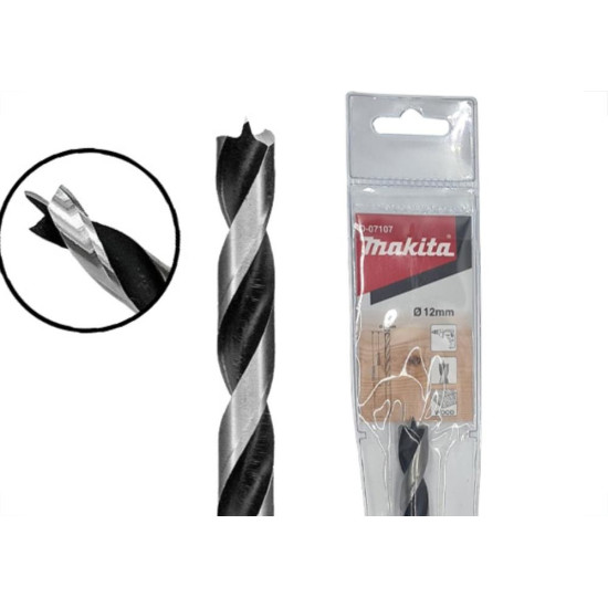 Makita Broca Aco Carbono 3Ponta 12Mm