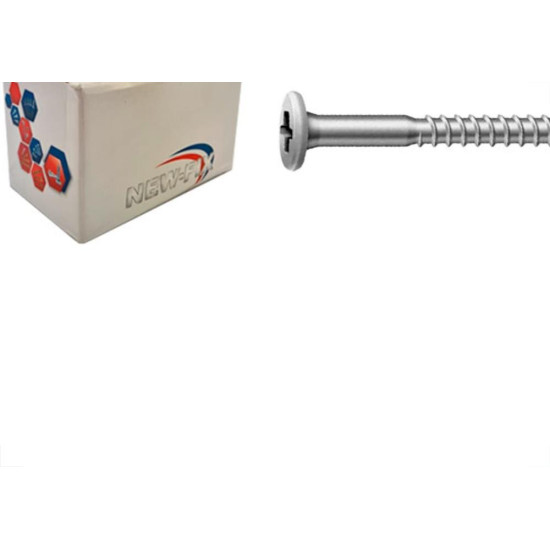 Newfix Diversos Parafuso Tampinha Phillips Nfix 4,8X 75 Newfix Diversos Parafuso Tampinha Phillips Nfix 4,8X 75