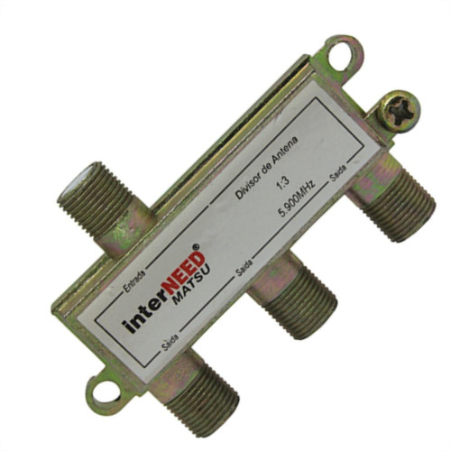Interneed Divisor Cabo Coaxial 3X75 - Kit C/10 Pc Interneed Divisor Cabo Coaxial 3X75 - Kit C/10 Pc
